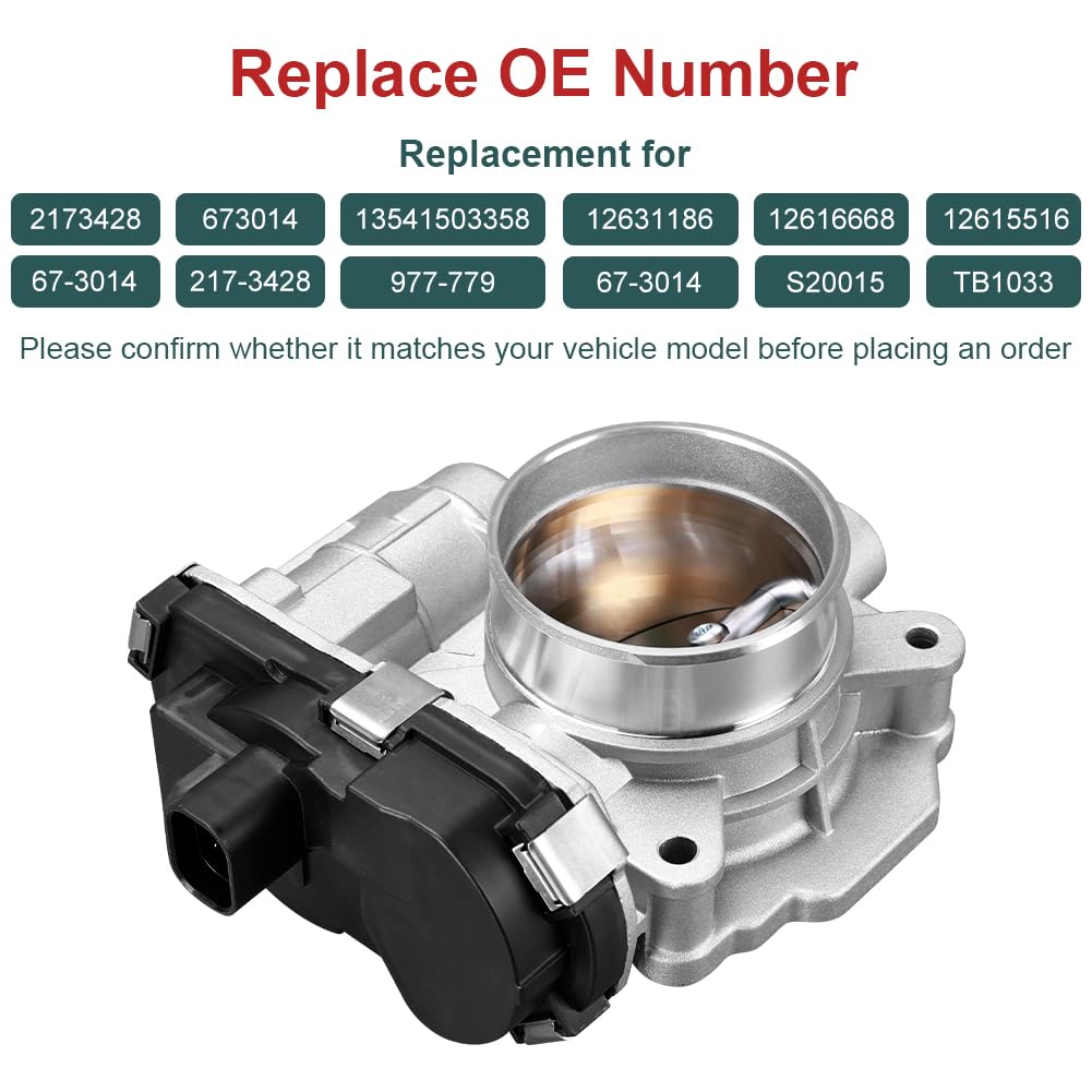 DOSKJOK Electronic Throttle Body For 2.4L GM Vehicles - Lacrosse, Malibu, Equinox, Terrain & More - View #3