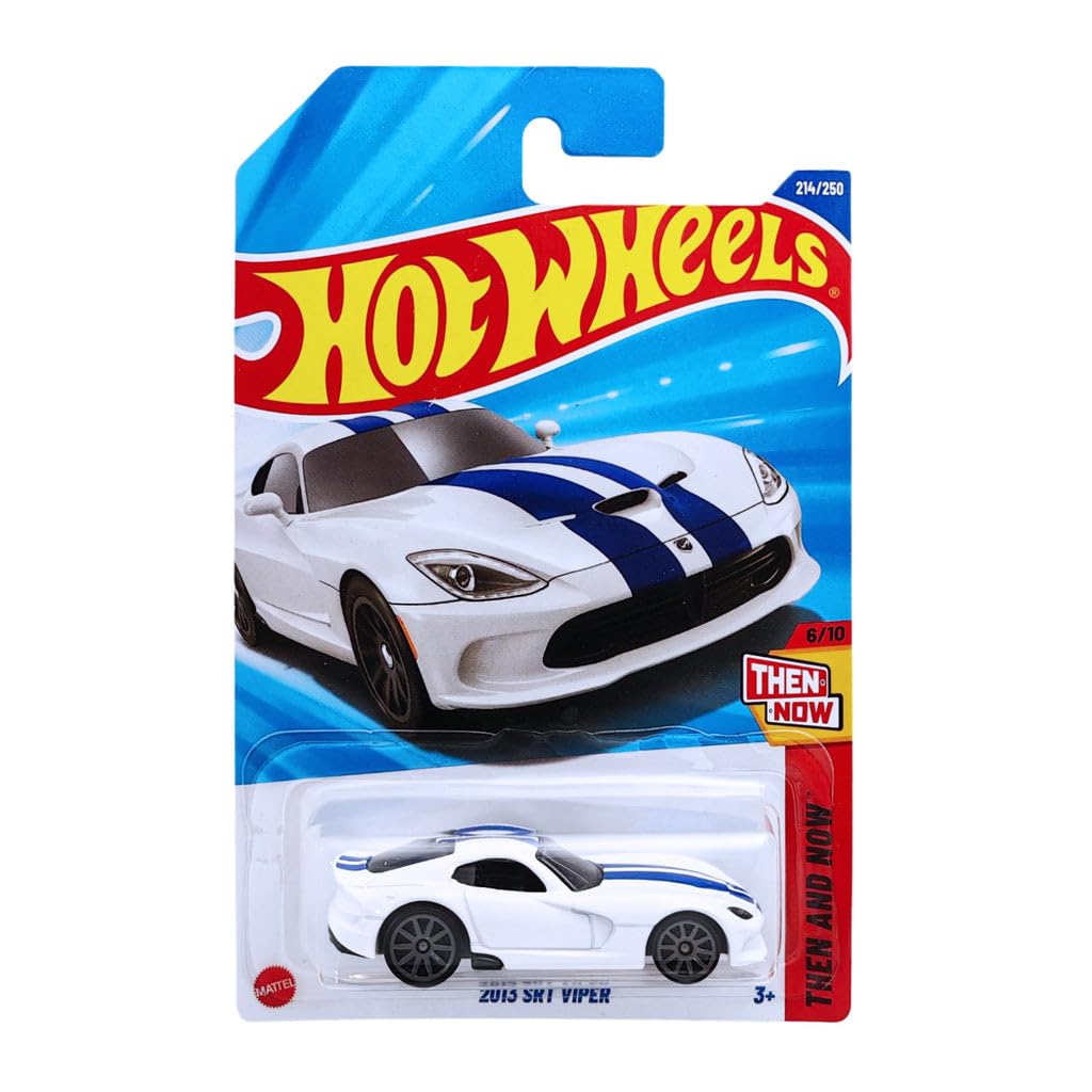 Hot Wheels 2013 SRT Viper Then and Now Ages 3 Years and Up 214/250 (White)-picture-46