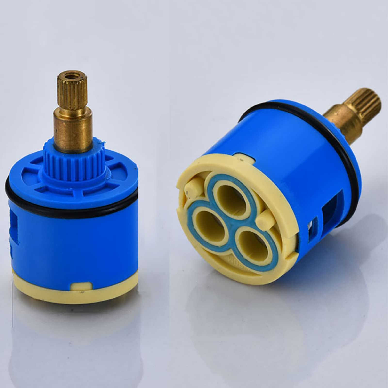 Ouhbndeaz Q 33Mm Faucet Cartridge Replacement 22/25/26/28/33/35/40Mm Ceramic Disc Cartridge Faucet Water Mixer Tap Inner Control Kitchen Valve I-26Mm(Q 33Mm)