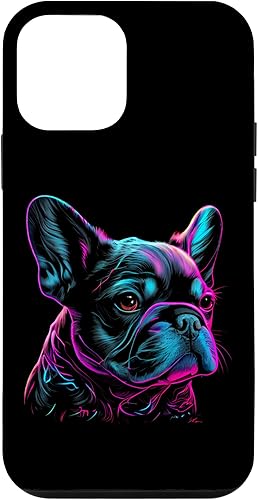 Funda de diseño retro para iPhone 12 Mini Bulldog francés