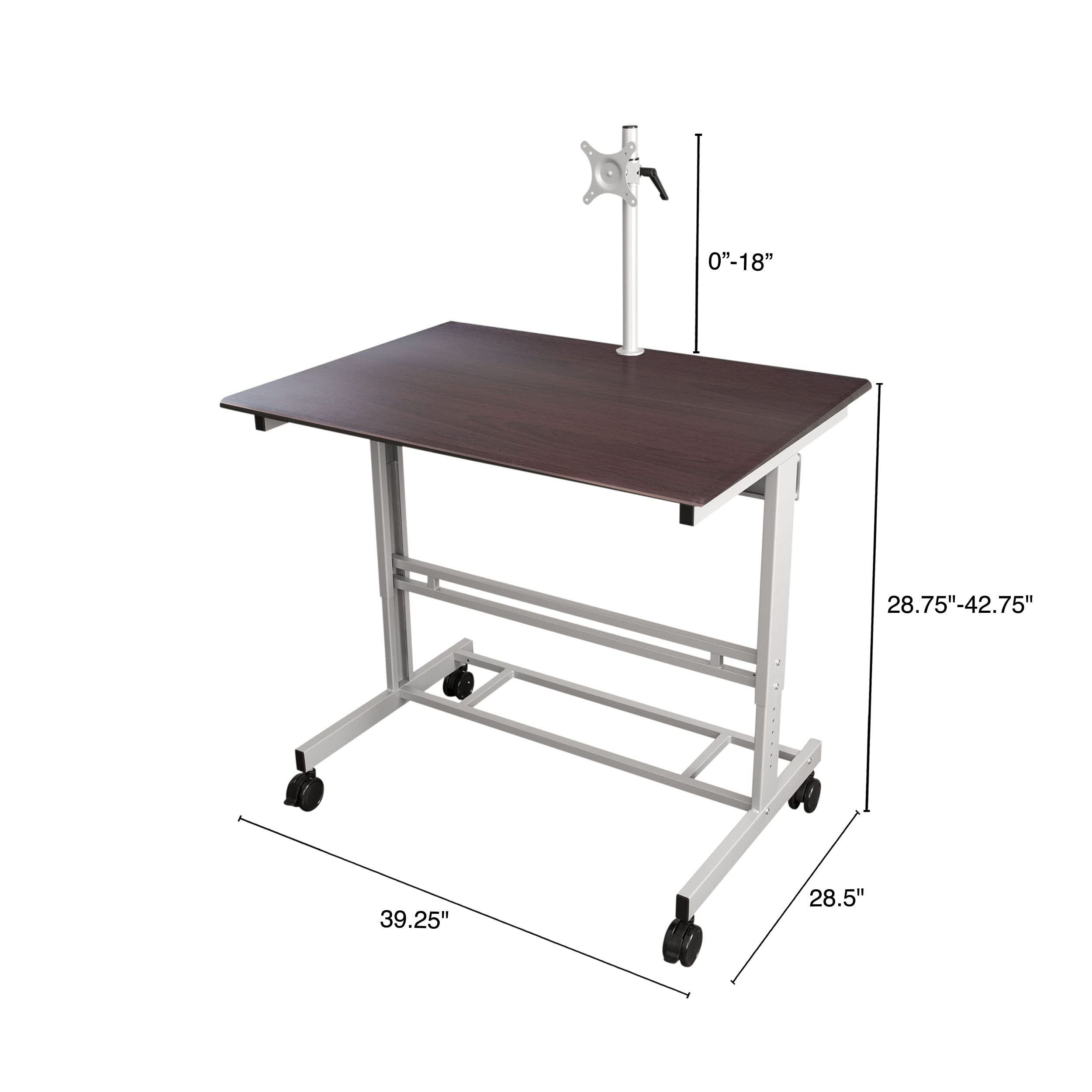 Amazon.com : Stand Up Desk Store Rolling Adjustable Height