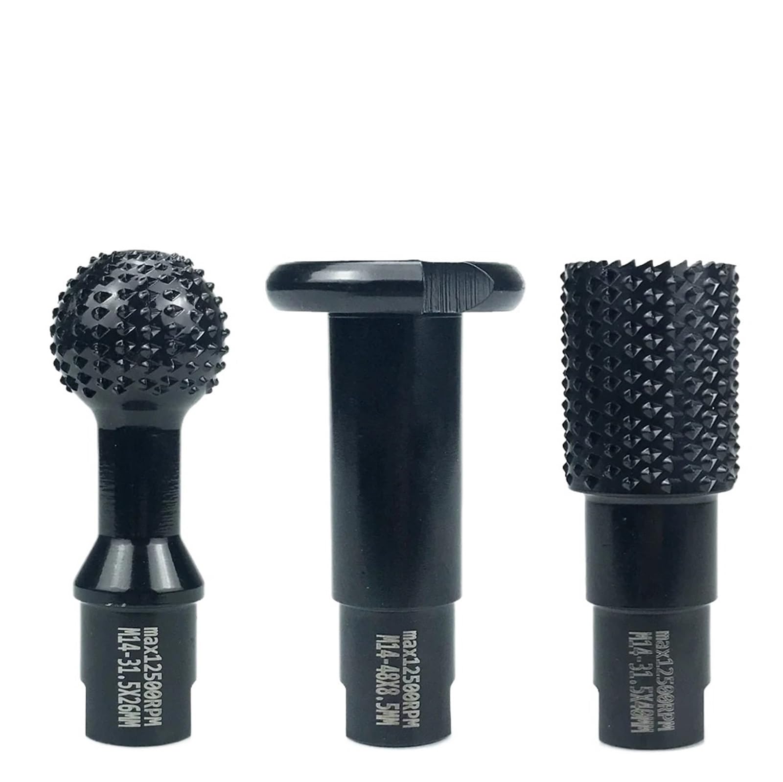 Juego de Herramientas para Tallado y Pulido de carpintería, Accesorio de Tallado eléctrico de 10/14 mm para Amoladora Angular, Herramienta para Tallado de Ranuras de Madera