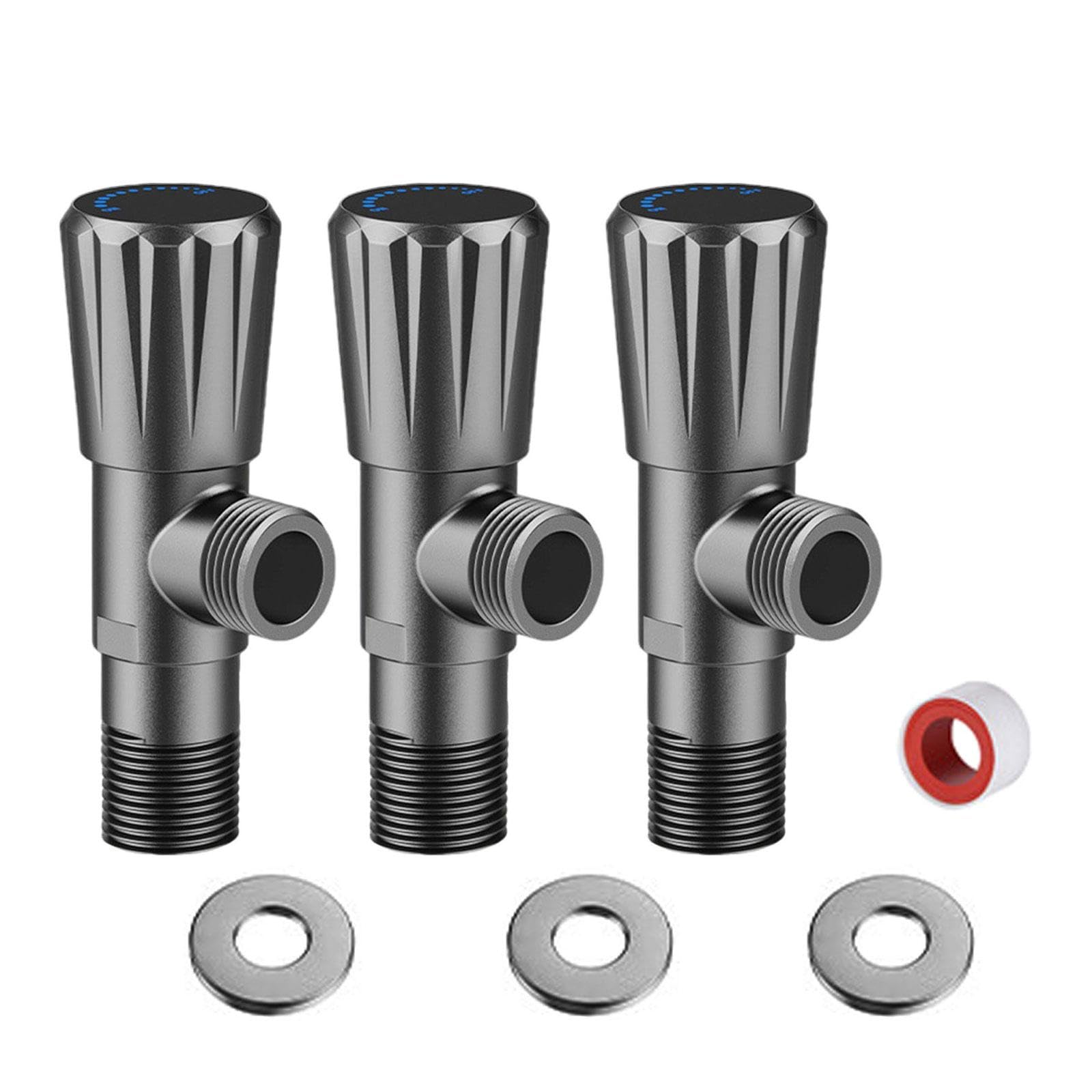 Woedpez C Strong Anti Leak Angles Valves Triangle High Pressure Resistant Angles For Bathroom Plumbing Fixtures Strong Leak Proof Stop