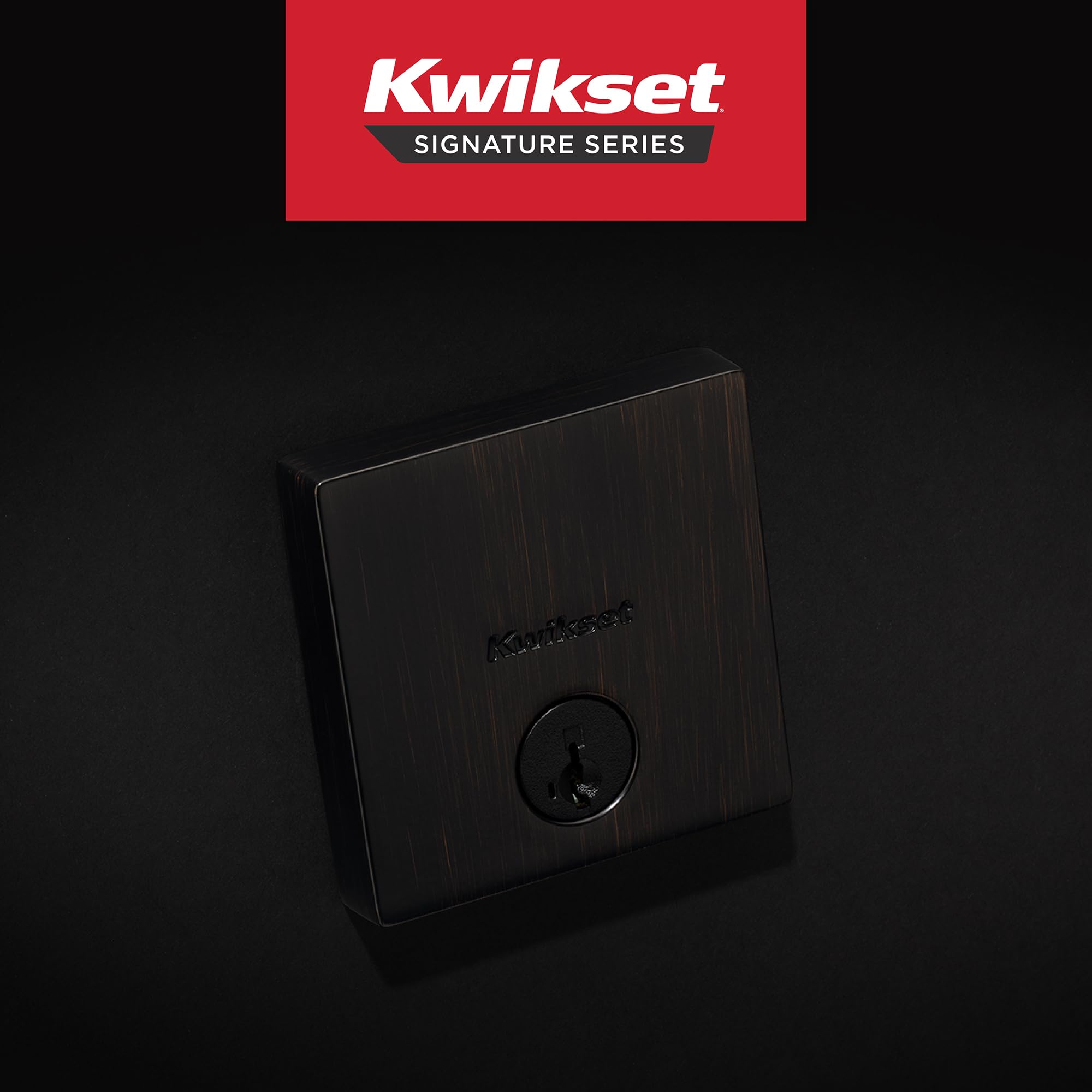 Kwikset 92580-027 Deadbolt, Venetian Bronze - Image 2