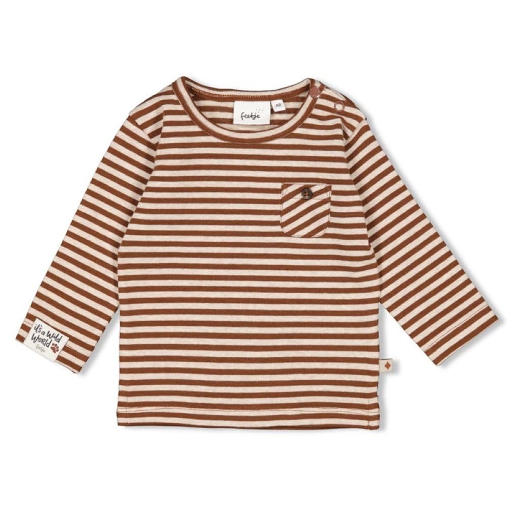 Feetje Jungen Longsleeve Ringel - Wild World Artikelnummer: 51602629 | Farbe: Braun (68)