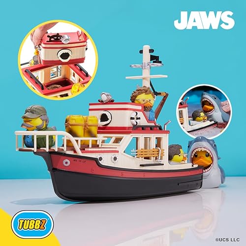 Vista 11 de TUBBZ Plush: Jaws - Bruce Cosplaying Pato de goma suave juguete coleccionable Bruce (Felpa)