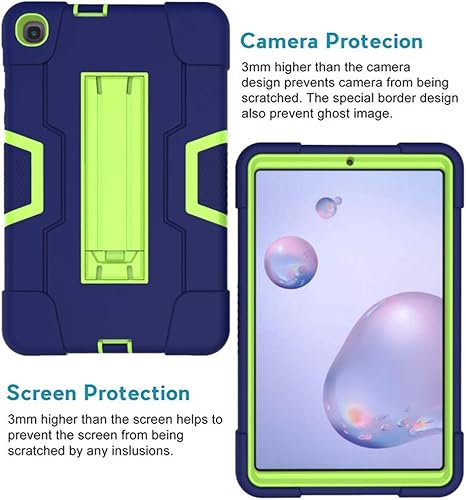 Miniatura 6 de Jaorty Funda híbrida 3 en 1 suave y dura Resistente a los golpes, antideslizante, antiarañazos, cuerpo completo, fundas protectoras para Samsung