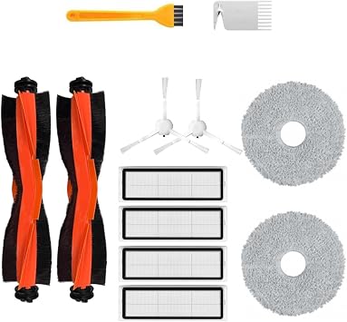 robotyedek, S10+S10T De il Uyumlu Yedek F r a Hepa Filtre Mop Seti-12 Par a