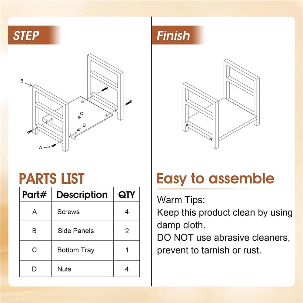 Fire Wood Holder Indoors Iron Firewood Rack Simple Detachable Models Indoor and Outdoor Log Storage Shelf Firewood Storage Rack