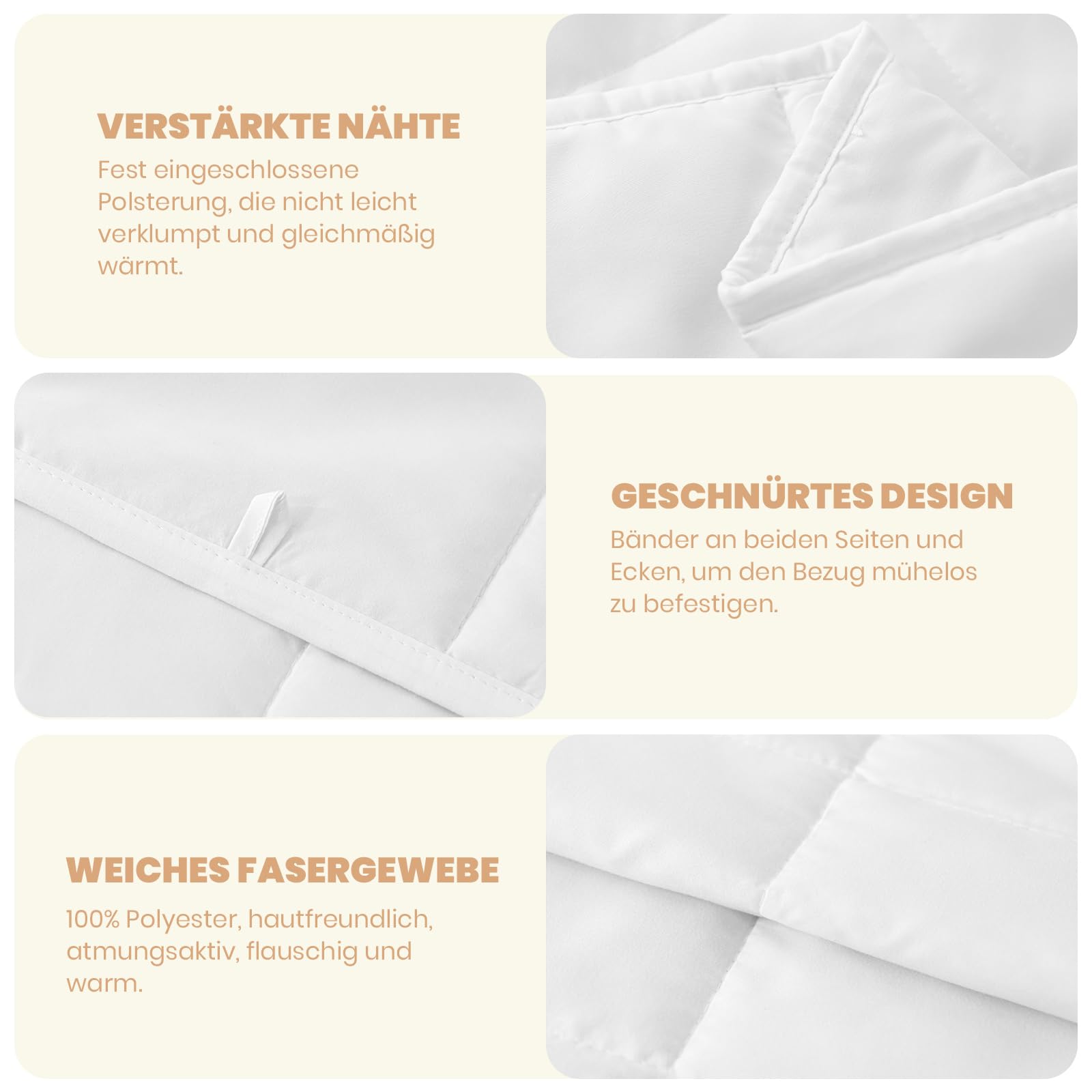 Couette D'Été Légère Good Nite 220x240 Cm – 90 G/m² Microfibre Douce, Respirante Et Utilisable Toute L'Année