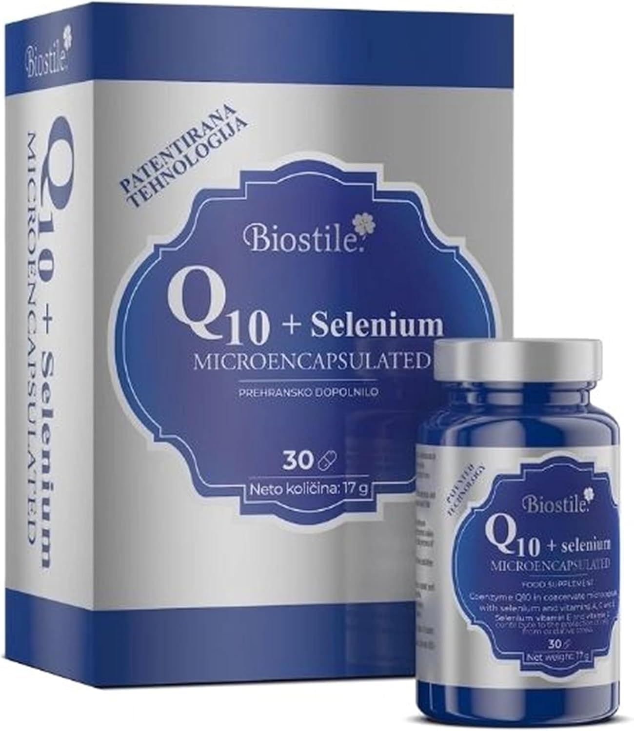 Coenzima Q10 Migliore MICROINCAPSULATO 30 Capsule, Q10 + Selenio Integratore Alimentare Innovativo Ricco di Vitamina A C E, Effetto Positivo sull’Organismo, Clinicamente Testato (1 Capsula al Giorno)