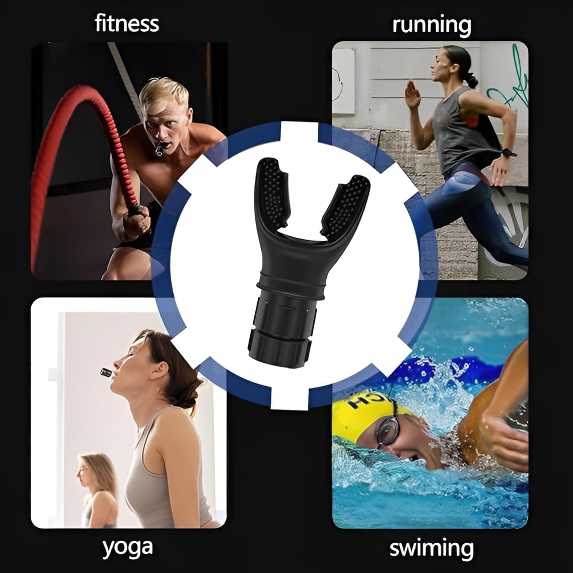 SUNBEET Lung Breathing Trainer | Pure Silicon Lung Exercise Device | Respiratory Muscle Trainer | Lung Expander | Breathing Enhancer | Improve Breathing Ability | Increased Sports Breathing Fitness | Lung Capacity Exercise Device (PACK OF 2) 4