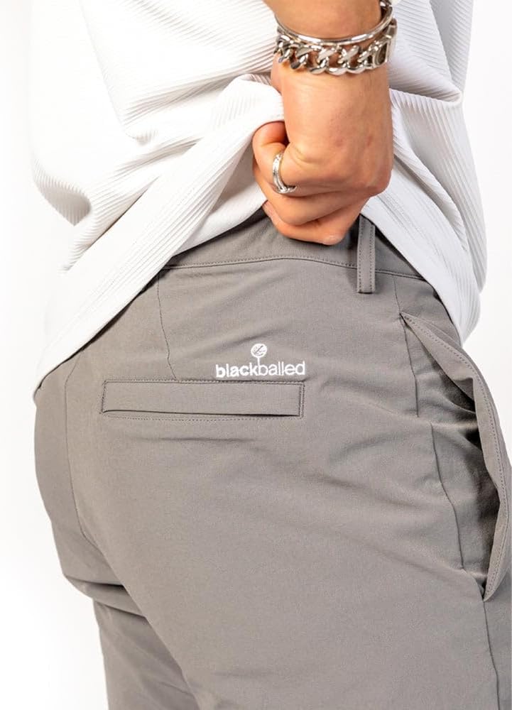 Blackballed Gentleman's Pants - Tapered Men's Lightweight Golf Stretch Jogger Sport Fit