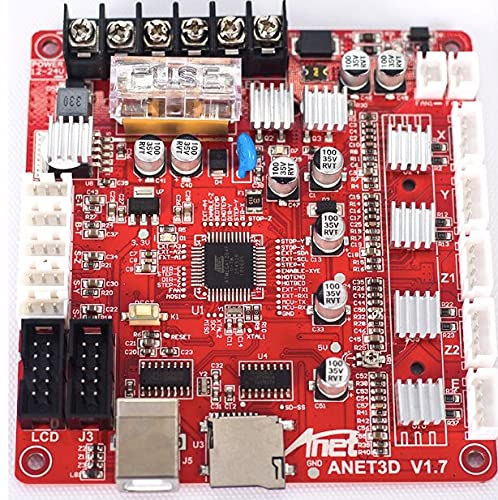 Lysee 3D Printer Parts & Accessories - 3D Control Mother Driver Board for Anet 3D Printer A8 Main Board ramps1.5 Compatible DIY Parts A6 Automatic Leveling Controller