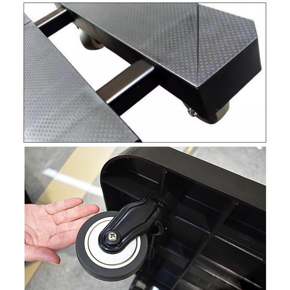 carrello per trasporto Carrello a base piatta pieghevole silenzioso for uso domestico Carrello della spesa portatile Carrello della spesa Piccolo carrello for la consegna carrello trasporto pieghevole