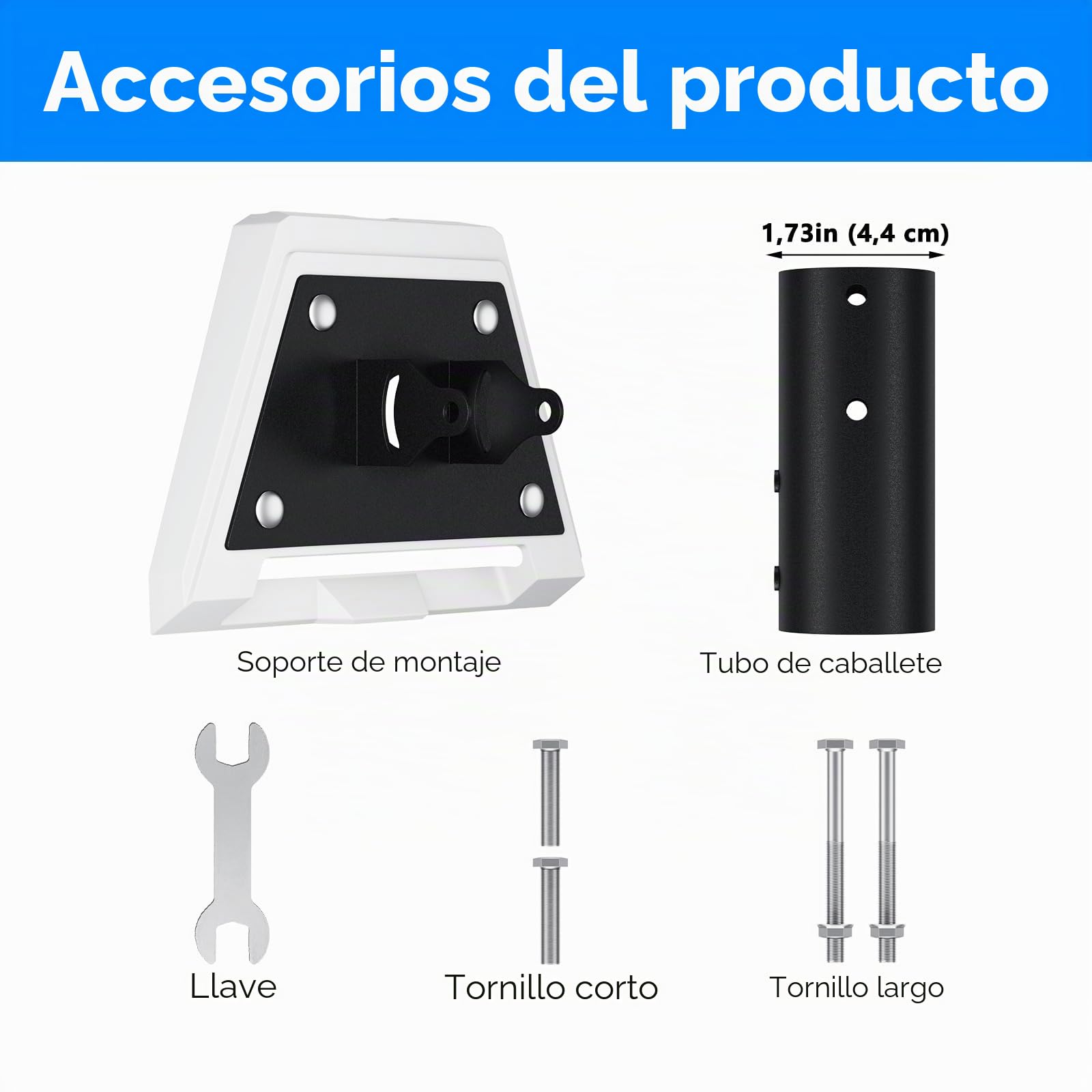 Soporte ajustable Starlink Gen 3, adaptador de tubo Starlink Gen 3, para base de montaje Starlink V3, placa de montaje ajustable Starlink V3, diámetro del tubo de 1,73 (4,4 cm) pulgadas