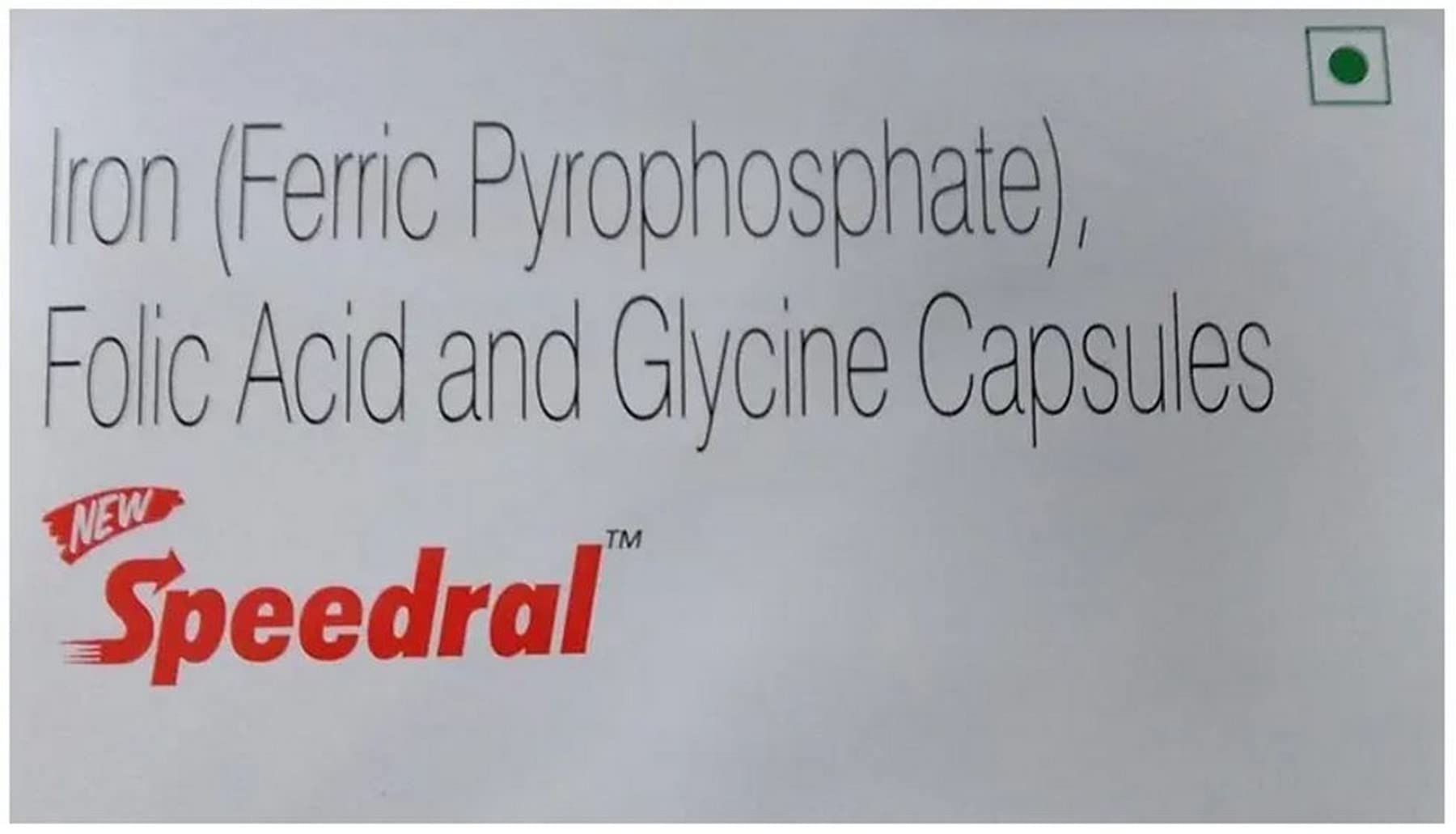 NEW SPEEDRAL - Strip of 10 Capsules