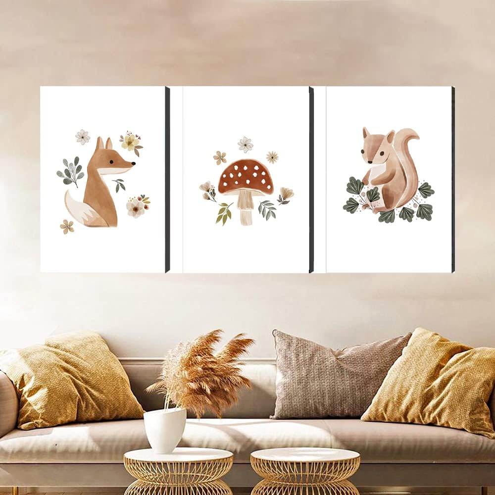 ZMURED 3 Piezas De Arte De Pared Para Decoración De Pared, Estatua, Arte Moderno, Lienzo De Pintura Arte De Pared Grande Para Decoracion De Bano Y