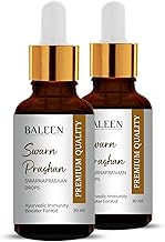 BALEEN Swarnaprashan for Kids - 30 Ml (Pack of 2) | Suvarnaprashan Drops for Kids with 24CT Gold for Healthy Growth | Supports Children's Immunity, Height, and Brain Development (Ages 0-16)