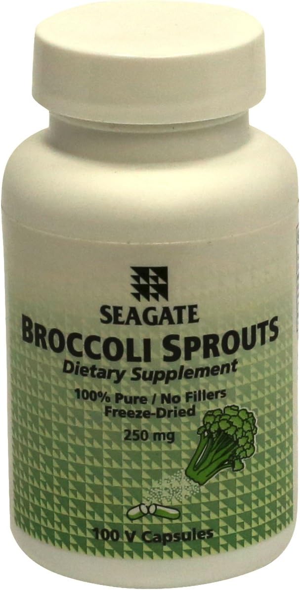Seagate Products Broccoli Sprouts 250 mg 100 Capsules
