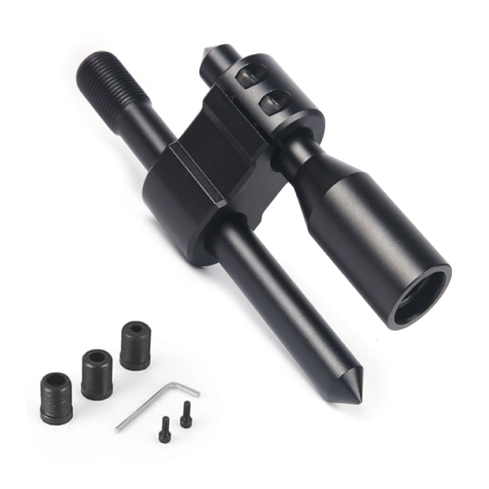 Shift Knob Extension Made from High Strength Aluminum Alloy for Cars, Including Multiple Adapter Sizes (M12*1.25)