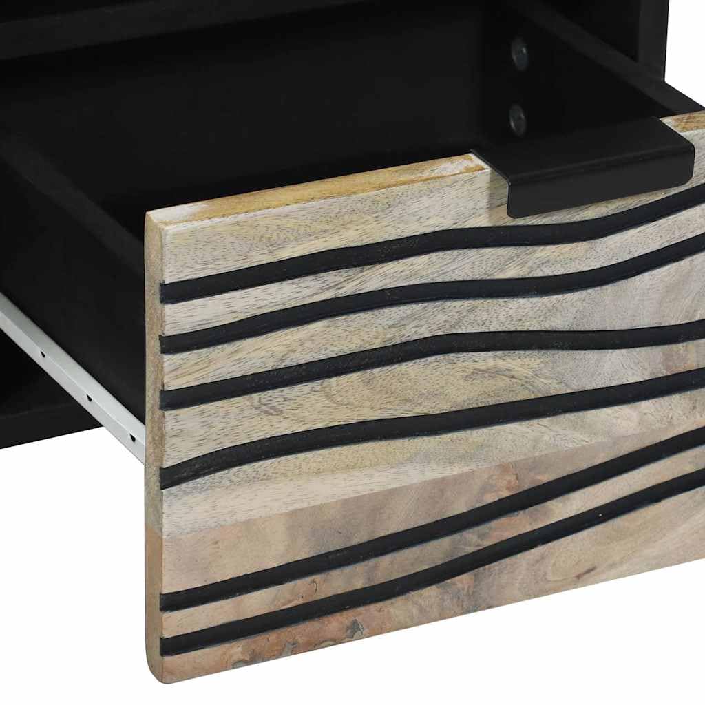 Madera ingenierada almacenamiento funcional estilo sencillo para salas | Unidad de TV 100x33x46 cm Madera de Ingeniería con Cajones y Estantes, Mueble para Sala Estancia Moderna y Compacta