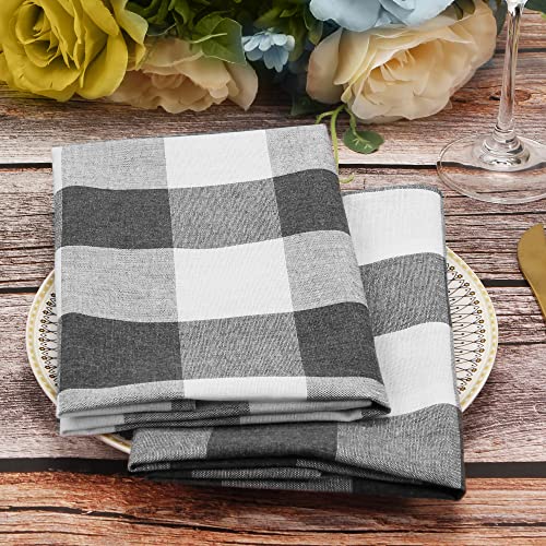 Servilletas de tela cuadros Buffalo Plaid, pack de 4, 20x20 pulg miniatura 7