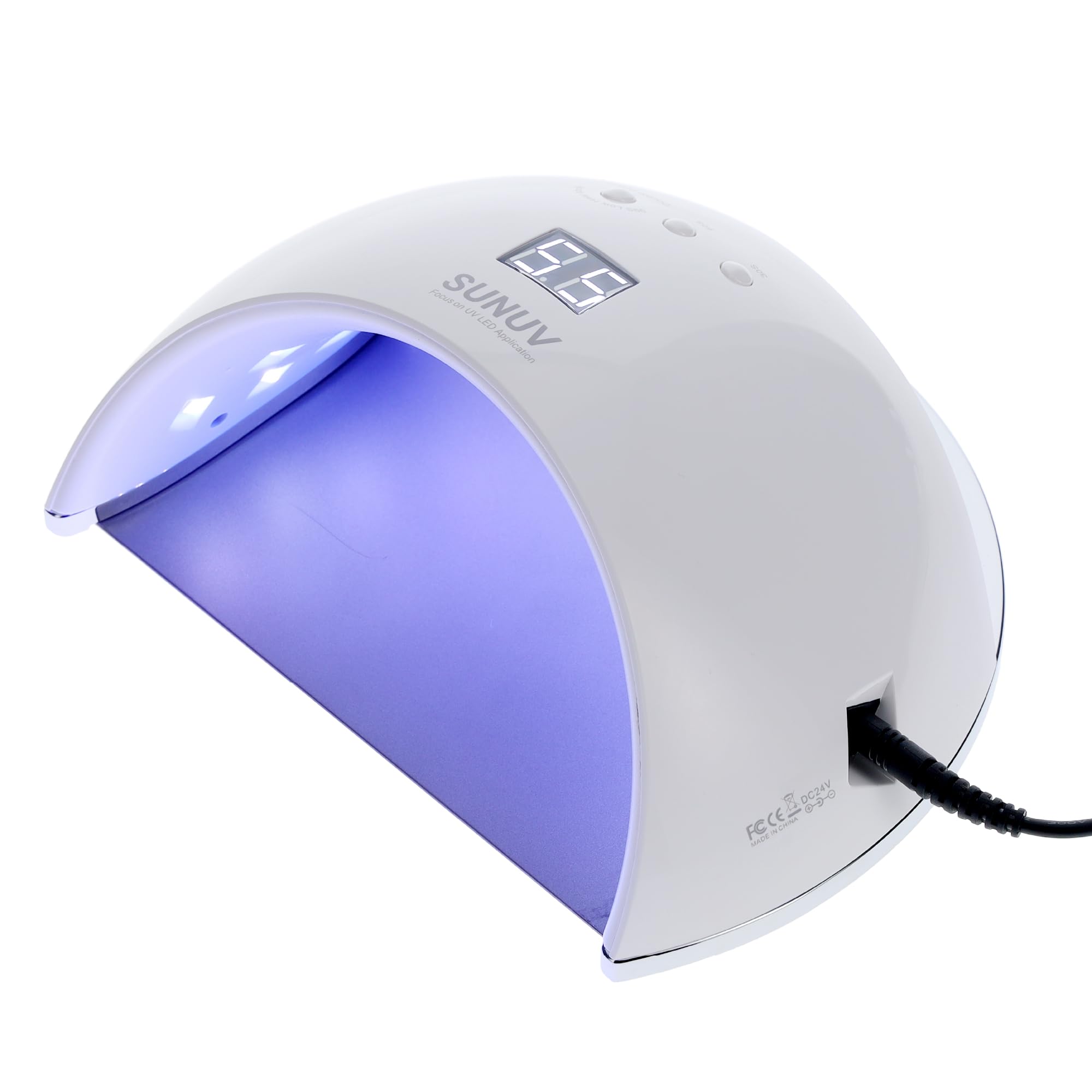 SUNUV Lampada UV LED Unghie Professionale, Asciuga Unghie e Lampade UV Fornetto Unghie Semipermanente per Gel SUN6