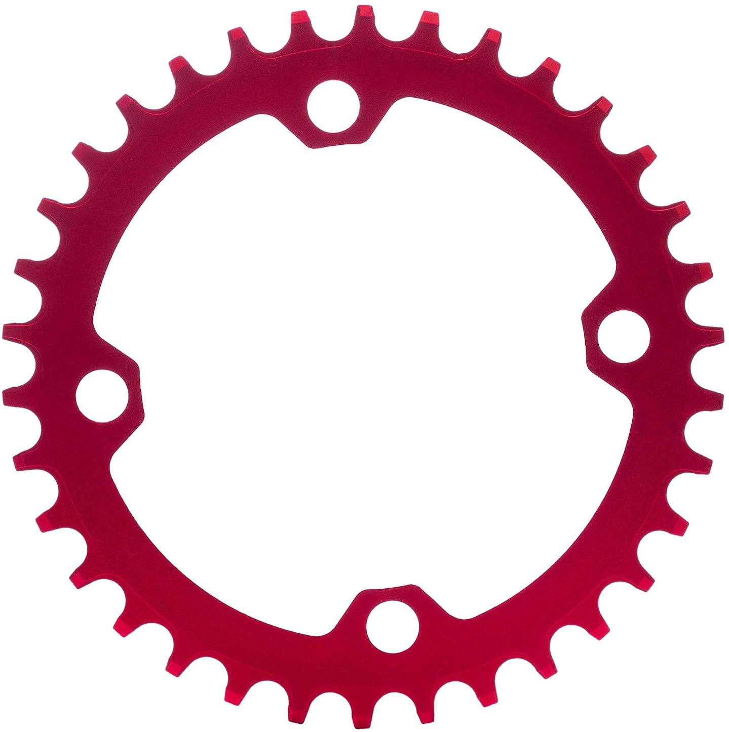 YBEKI 7075-T6 Aluminum Narrow-Wide Chainring (32T/34T/36T/38T) - 104BCD CNC Machined MTB/Road Bike Chainwheel - Image 2
