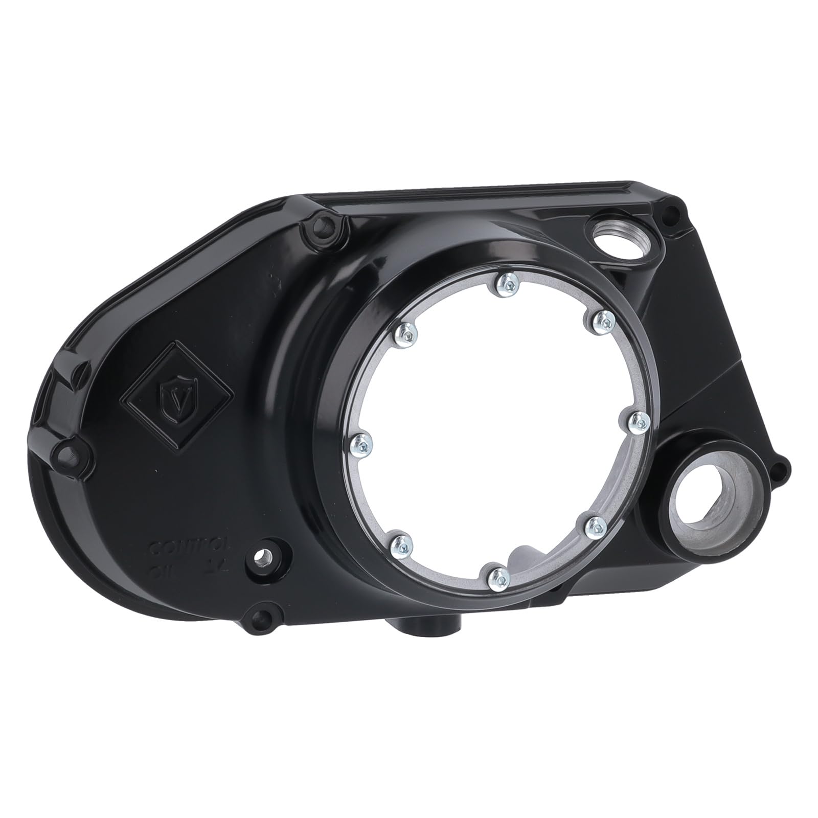 VM Kupplungsdeckel SCHWARZ mit Sichtfenster für S51, SR50, KR51/2 flach