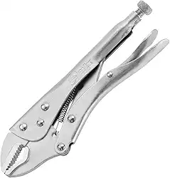 MTX Alicate de Pressão 10" (250 mm) Mordente Curvo – Ferramenta Profissional de Alta Resistência