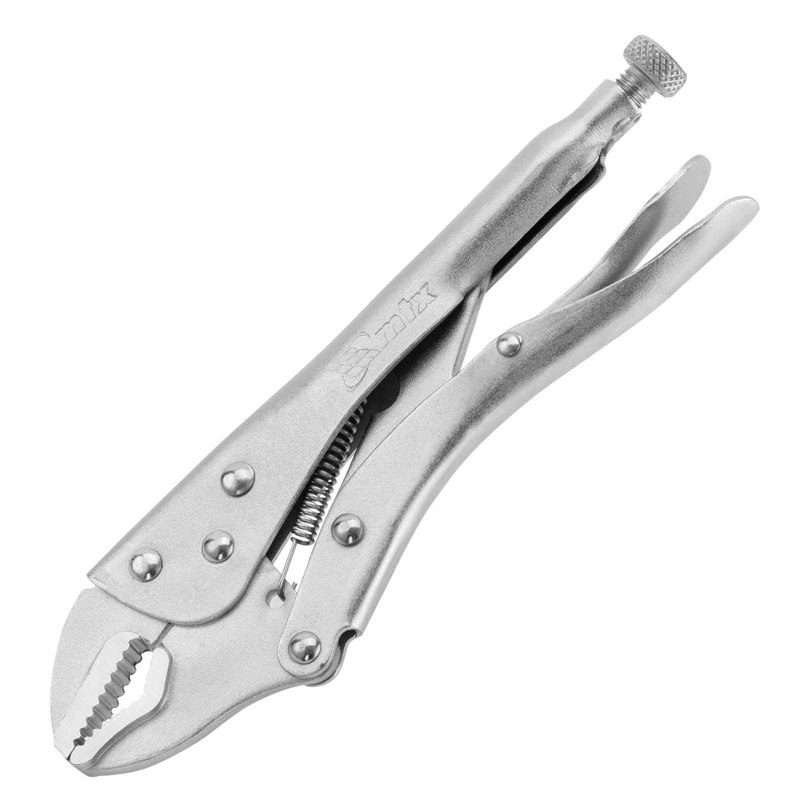 MTX Alicate de Pressão 10" (250 mm) Mordente Curvo — Ferramenta Profissional de Alta