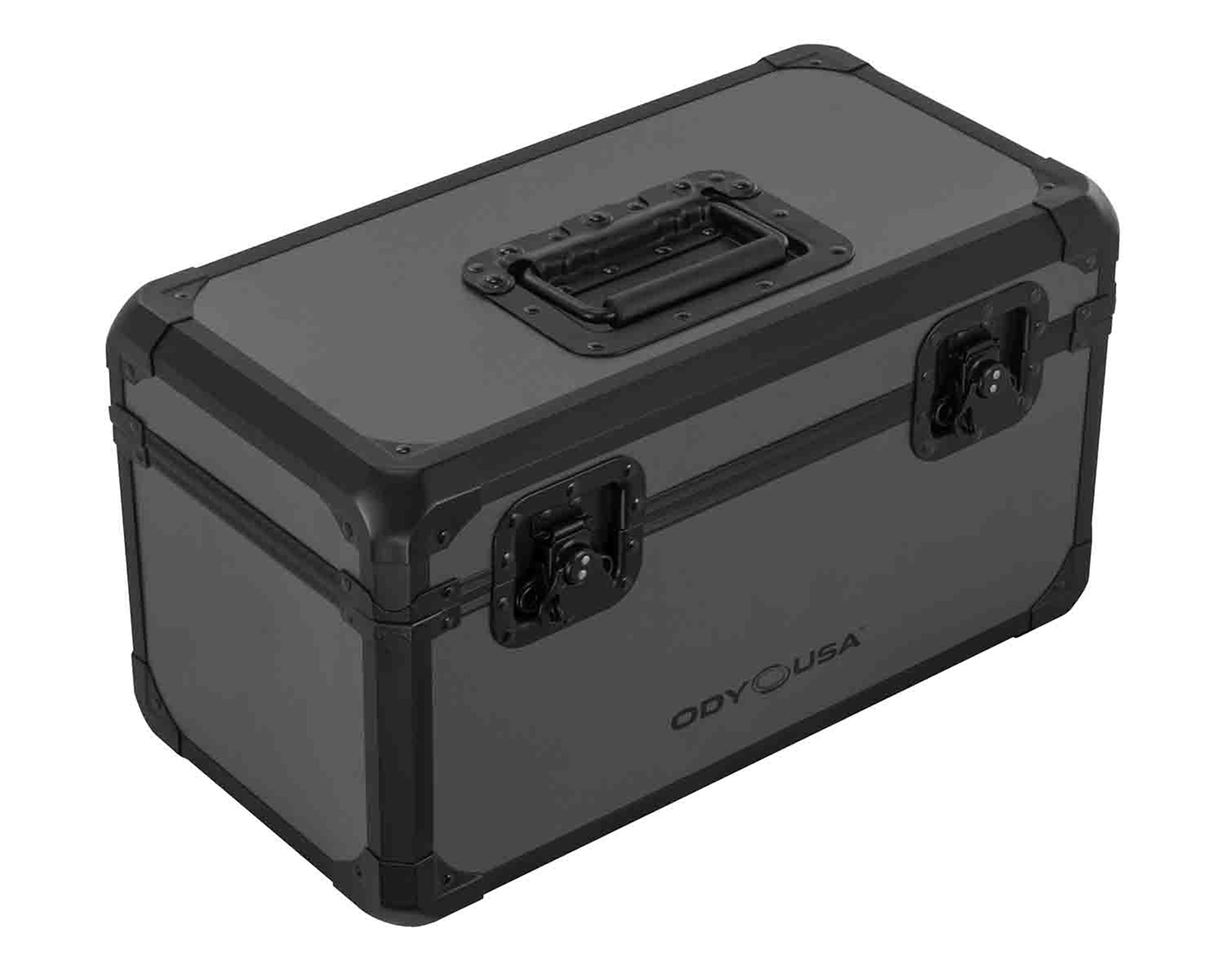 ODYSSEY Odyssey K7120BLG - Valigetta per dischi in vinile da 120, 17,8 cm, colore: Nero/Grigio