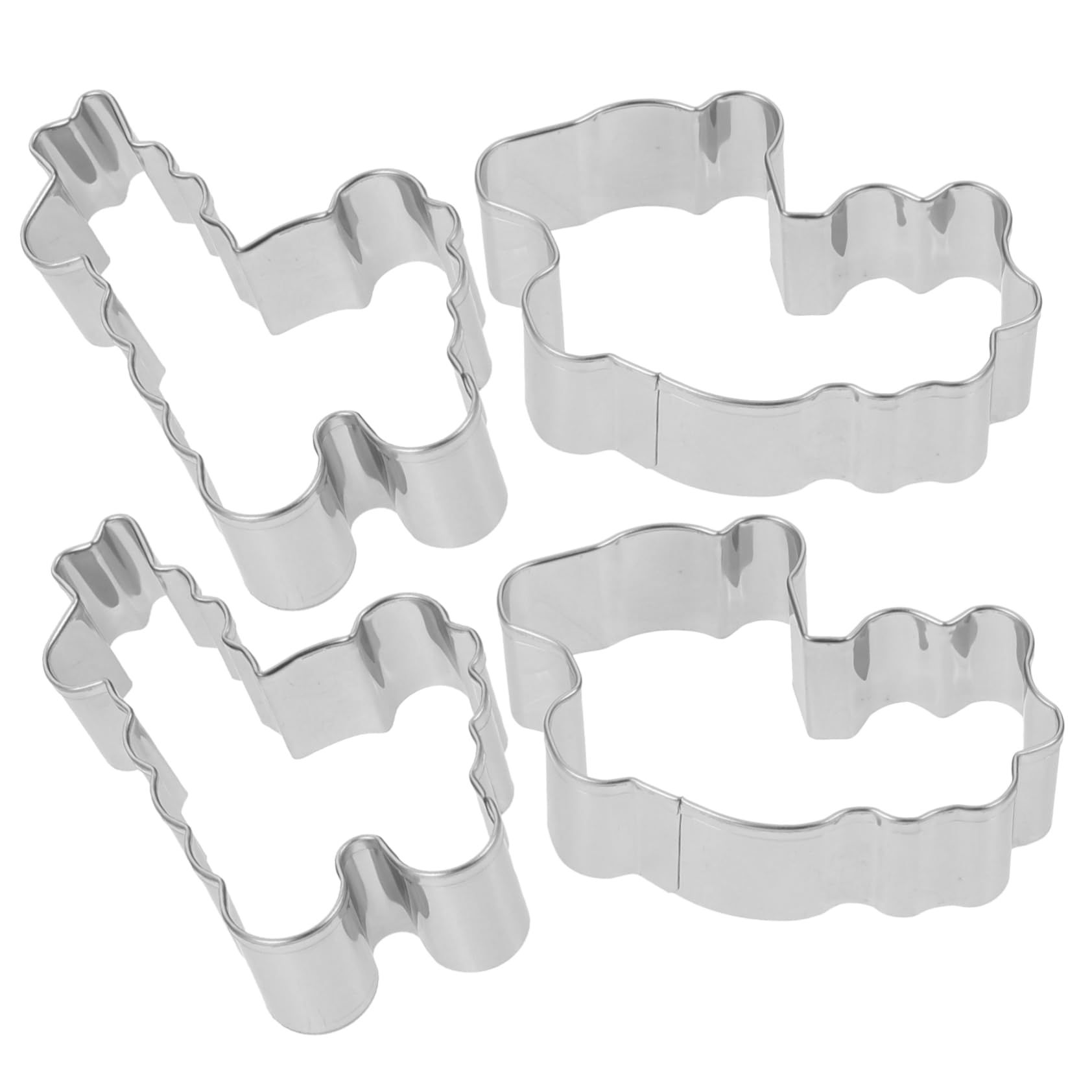 Stampo per Biscotti Alpaca 4 Pezzi in Acciaio Inossidabile