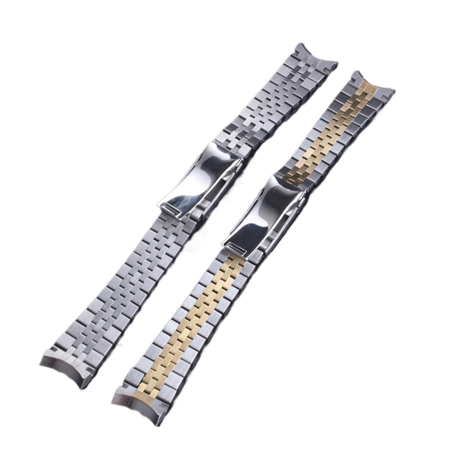 YINGO Cinturino in acciaio inossidabile 20mm con il ruolo DATEJUST Cinturino cinturino
