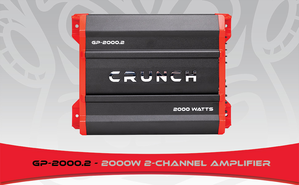 CRUNCH GTRⅡ-4000.1D 2個セット ※ジャンク Amazon.com: Crunch Ground Pounder GP-2000.2 2000 Watt 2 Channel