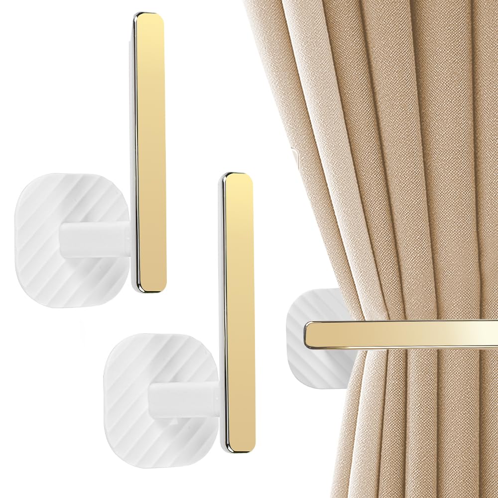Vorhang-Raffhalter Ohne Bohren - Selbstklebend & Stylisch Für Zuhause