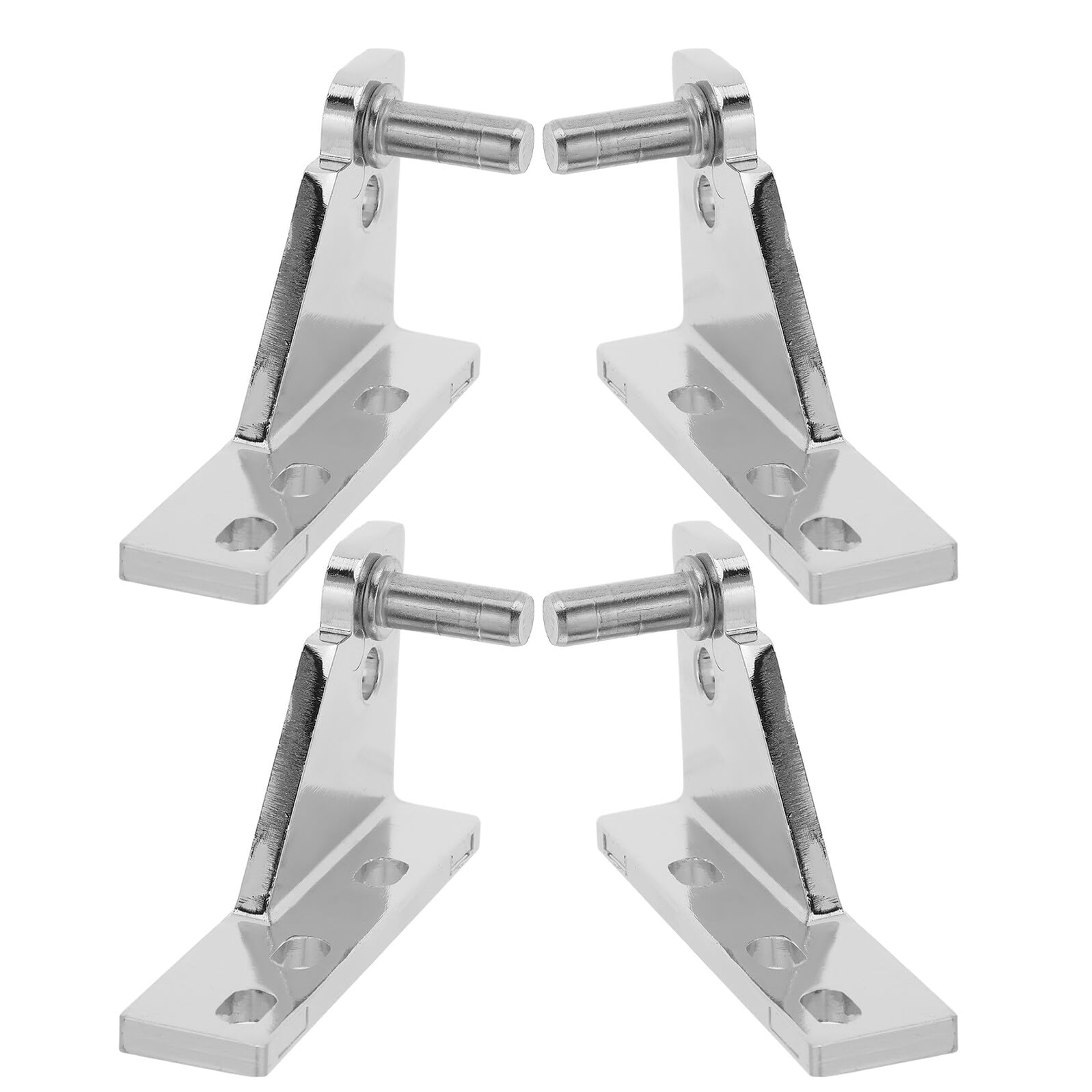 DOITOOL Bisagras Metálicas Pivotantes para Puertas de Congelador y Refrigerador Comercial Kit de 4 Piezas Resistentes de Aleación de Zinc Repuesto Duradero Antióxido para Cocina