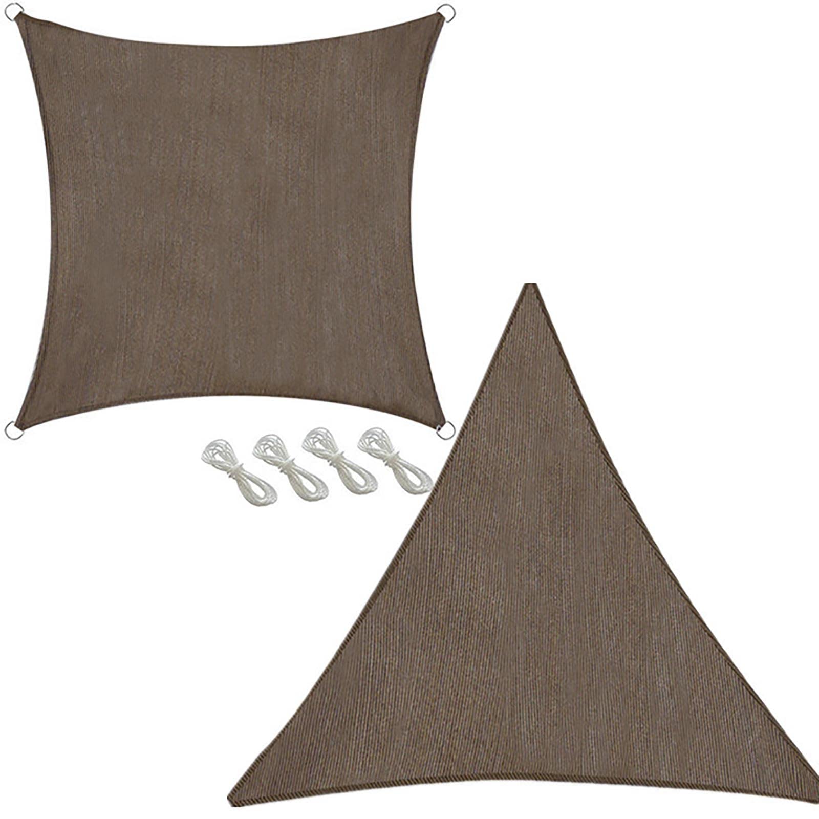 Voile d'ombrage respirant en HDPE 200g/m² bloquant les rayons solaires sans accumuler la chaleur