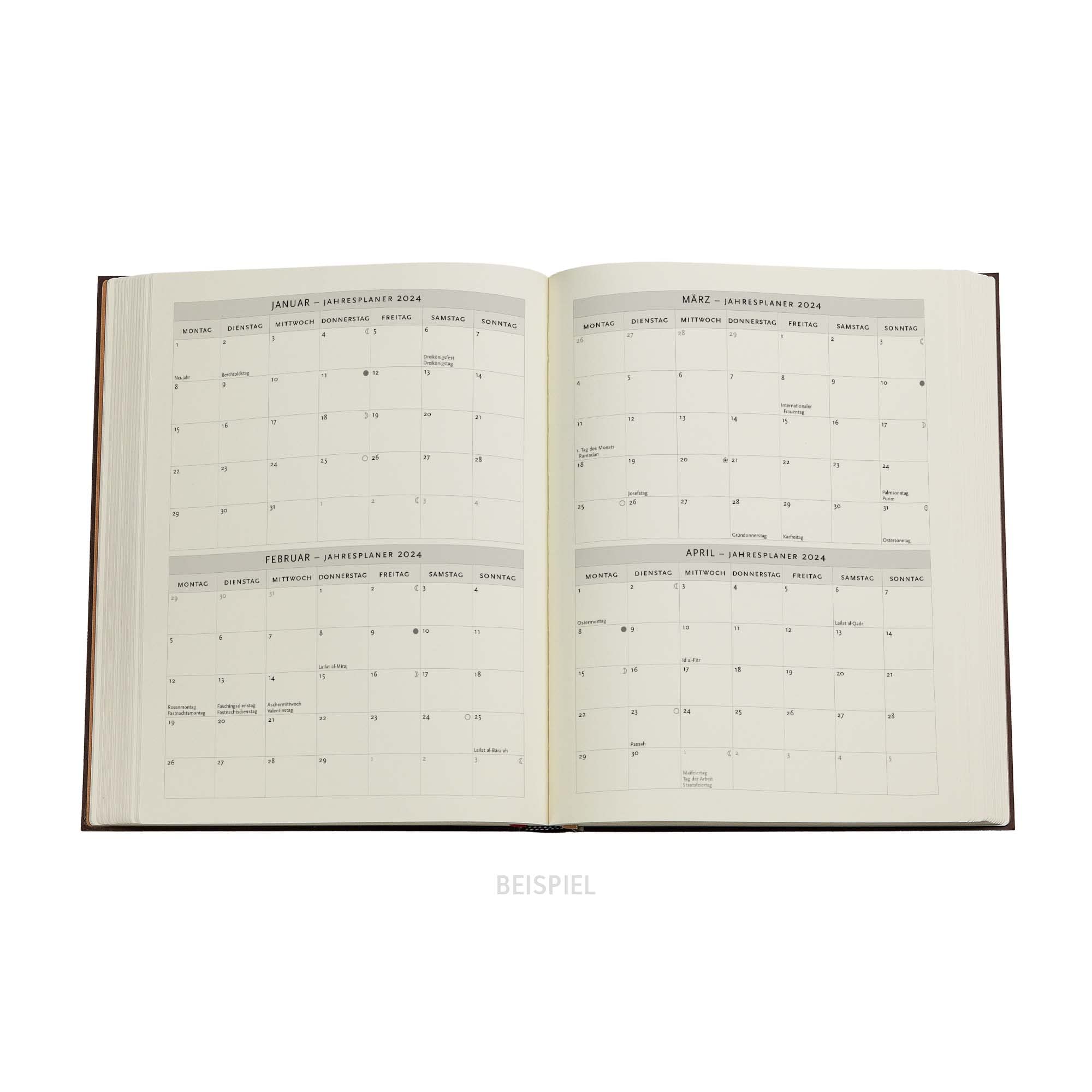 Paperblanks Verso kalendarz 12-miesięczny na rok 2024, diamentami Jubileusz, Ultra (180 × 230 mm)