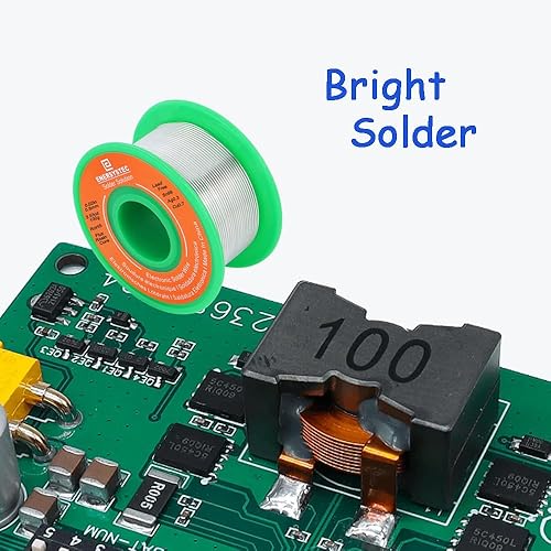 Miniatura 6 de Alambre de soldadura fino de 0.024 in sin plomo Alambre de soldadura electrónica Núcleo de colofonia Sn99 Ag0.3 Cu0.7 Alambre de soldadura de