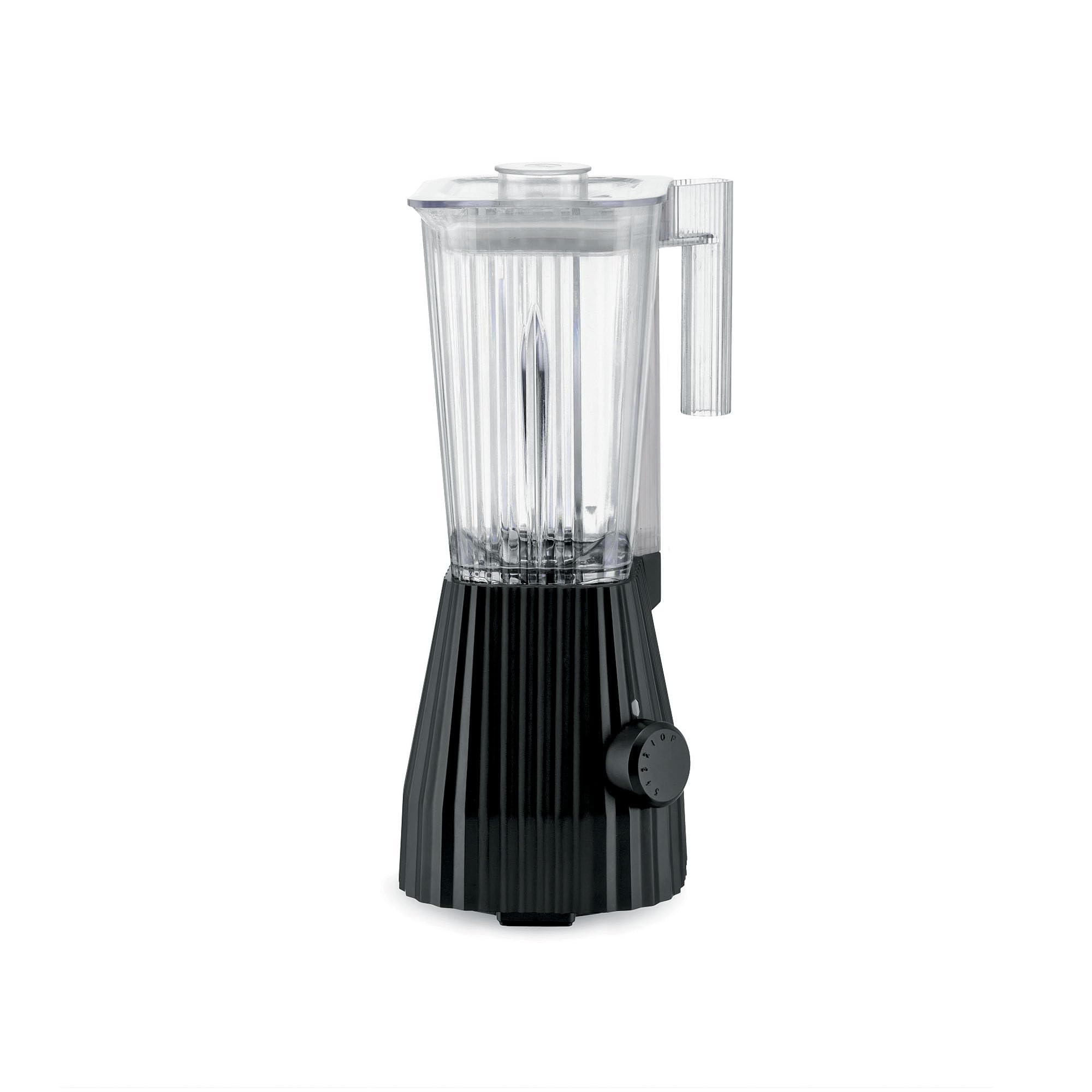 Alessi Plissé MDL09B/USA - Blender in Thermoplastic Resin, Graduated Pitcher in PCTG, US Plug 700W, Black