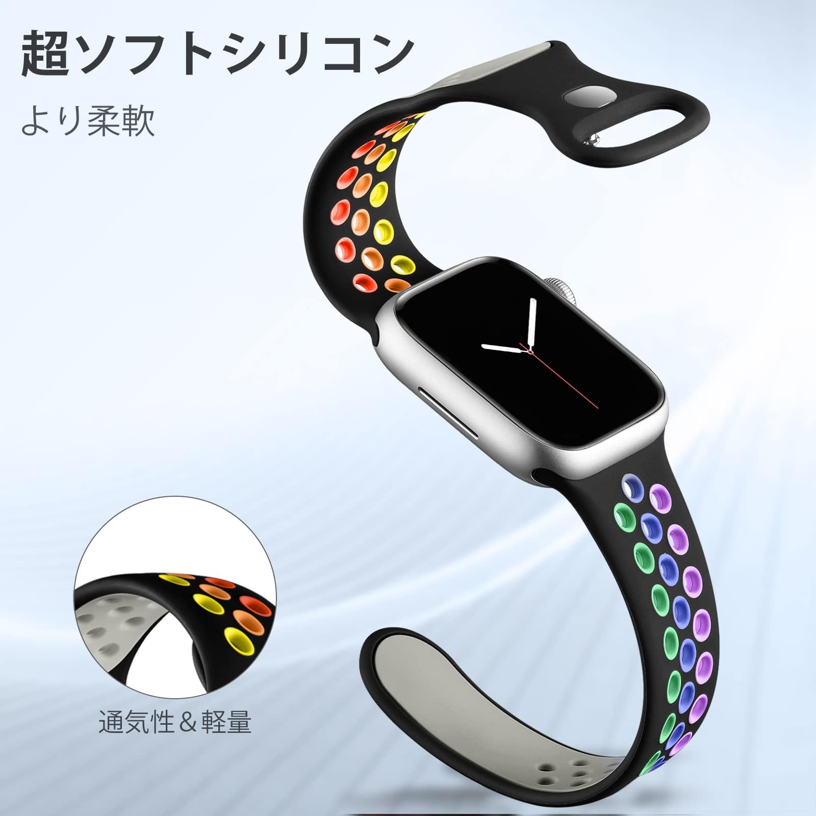 Apple Watch Series 4 44mm Stainless Steel Black Band GPS + 
