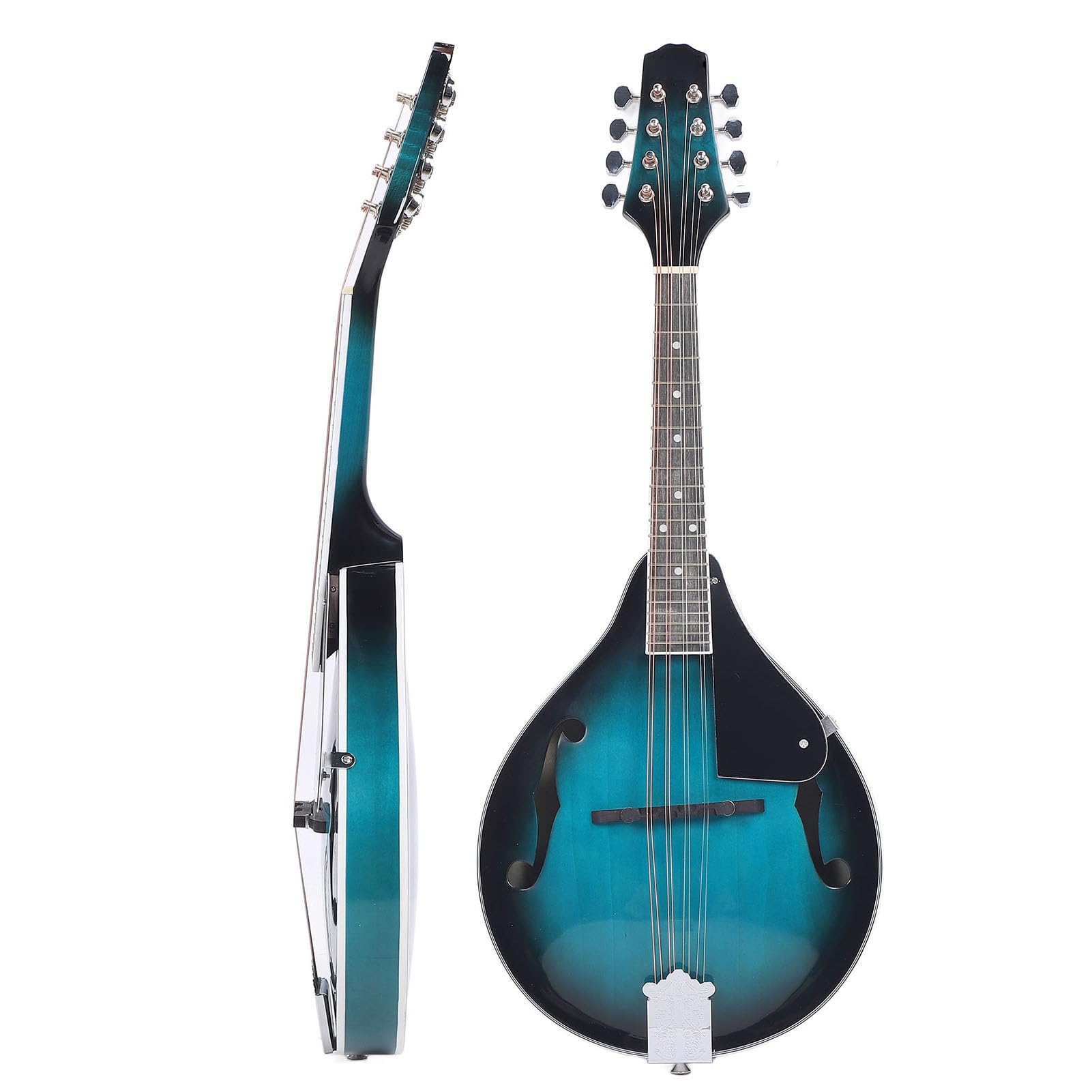 Zestaw Instrumentów Mandolinowych 8 Sznurka Mandolina z Mandoliny z Plamkowatymi Sznurkami i Czyszczeniem dla Początkujących Dorosłych Zielony