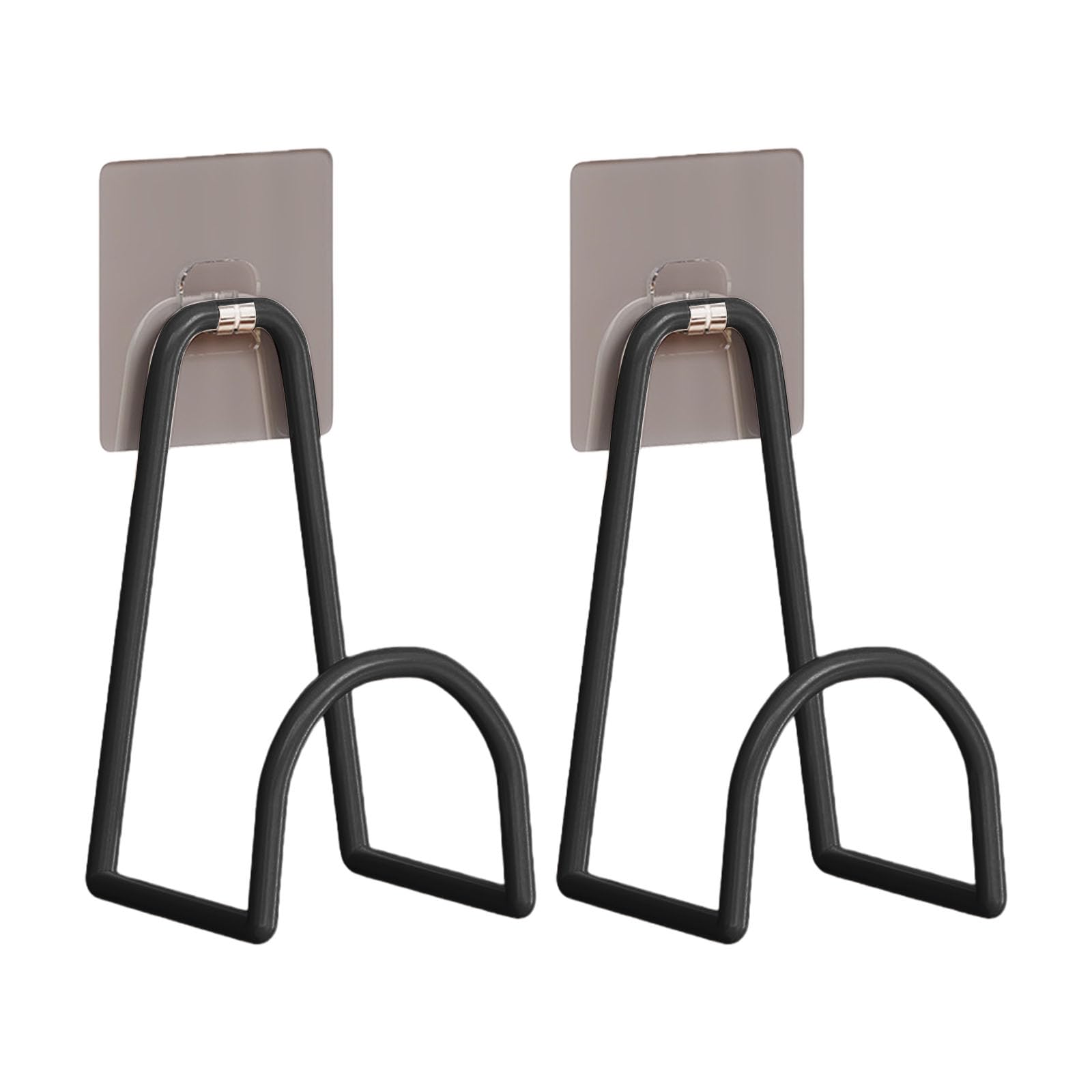 HENYGEN Storage Rack for Badminton Rackets Metal Wall Mount Holder Using Strong Adhesive Space Saving Display Stand Wall Bracket