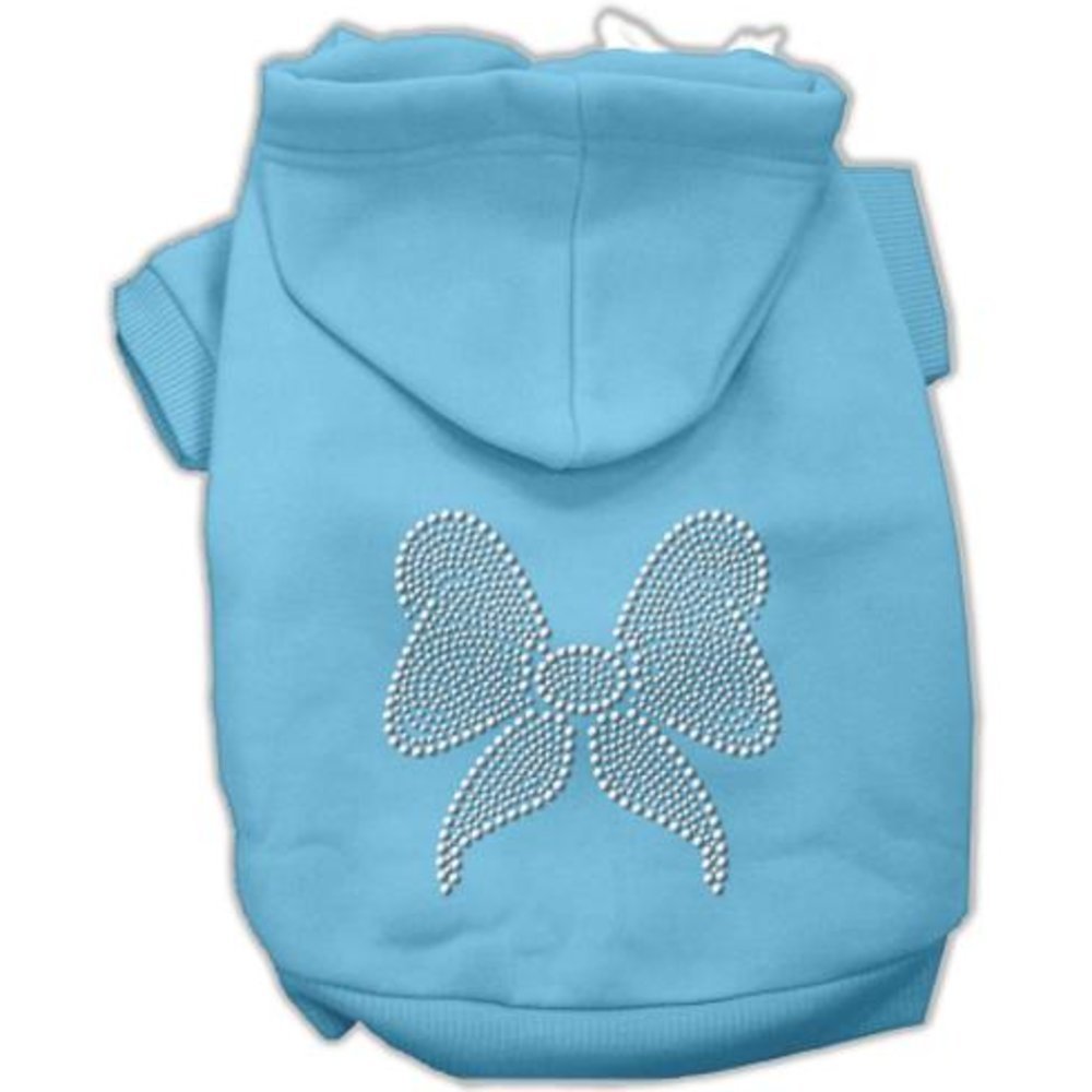 Sweat à capuche Mirage nœud en strass vêtement mode femme hoodie tendance automne
