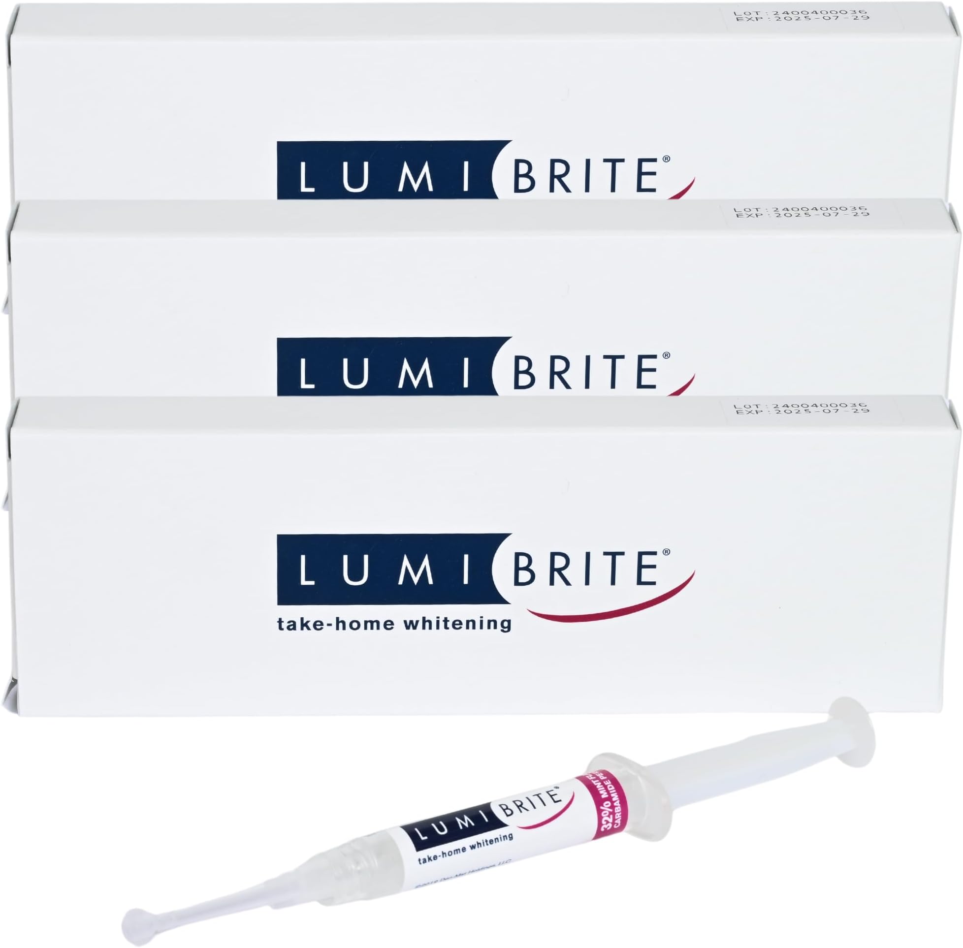 Lumibrite Teeth Whitening Gel 32% 6 Syringe Pack Whitening Oral Care