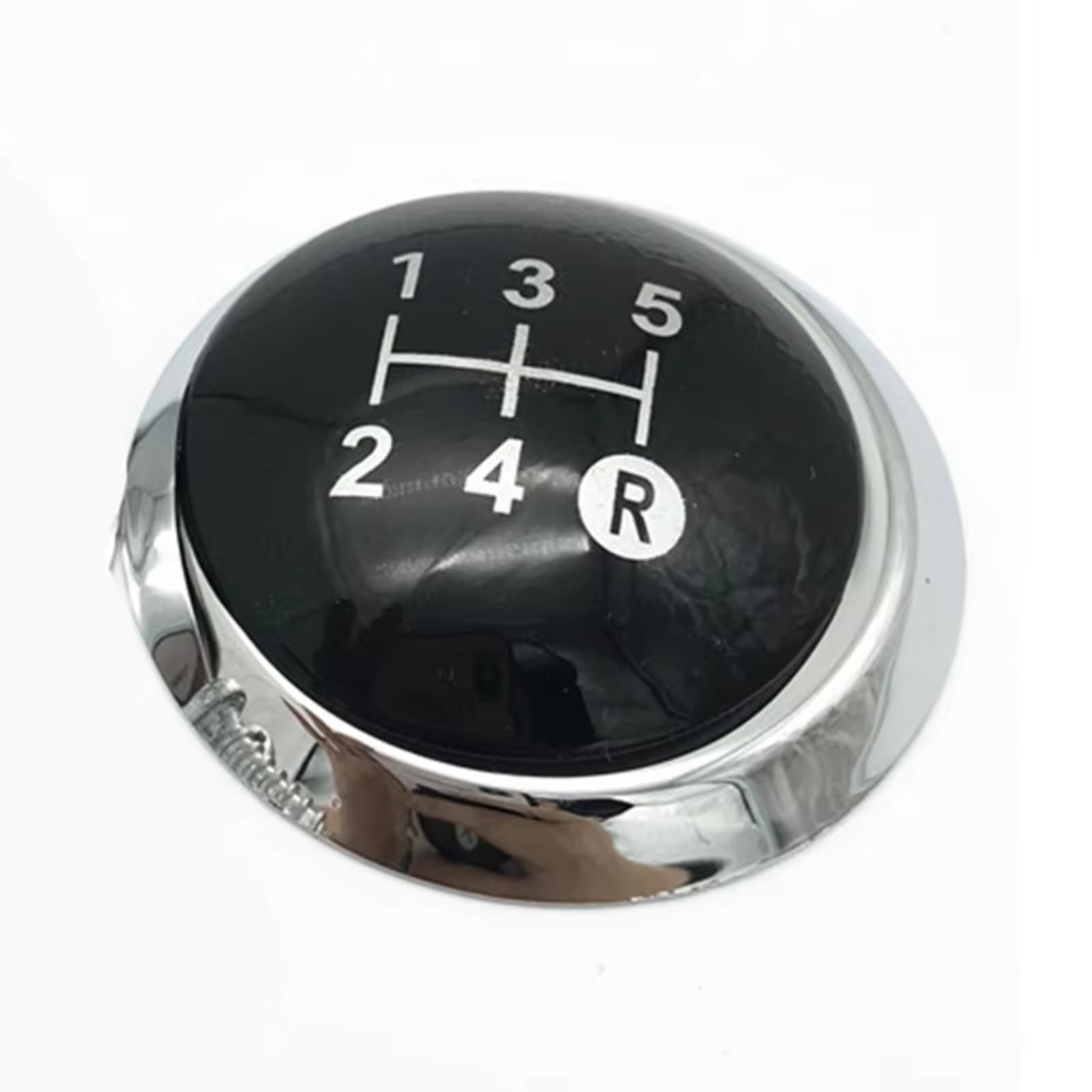 Tudexx Black Car Gear Shift Knob Head Compatible With Toyota For Avensis For Rav4 For Yaris D4d Gear Shift Knob Top Cover Cap Emblem Gear Number Cap