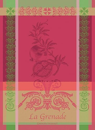 Miniatura 2 de Garnier-Thiebaut Vanille Bourbon - Toalla de cocina de jacquard francés de 22 x 30 pulgadas, algodón