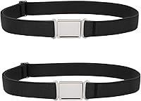 Vista 18 de JASGOOD Cinturón magnético ajustable para niños y niñas, cinturón elástico con hebilla magnética fácil para niñas de regreso a la escuela